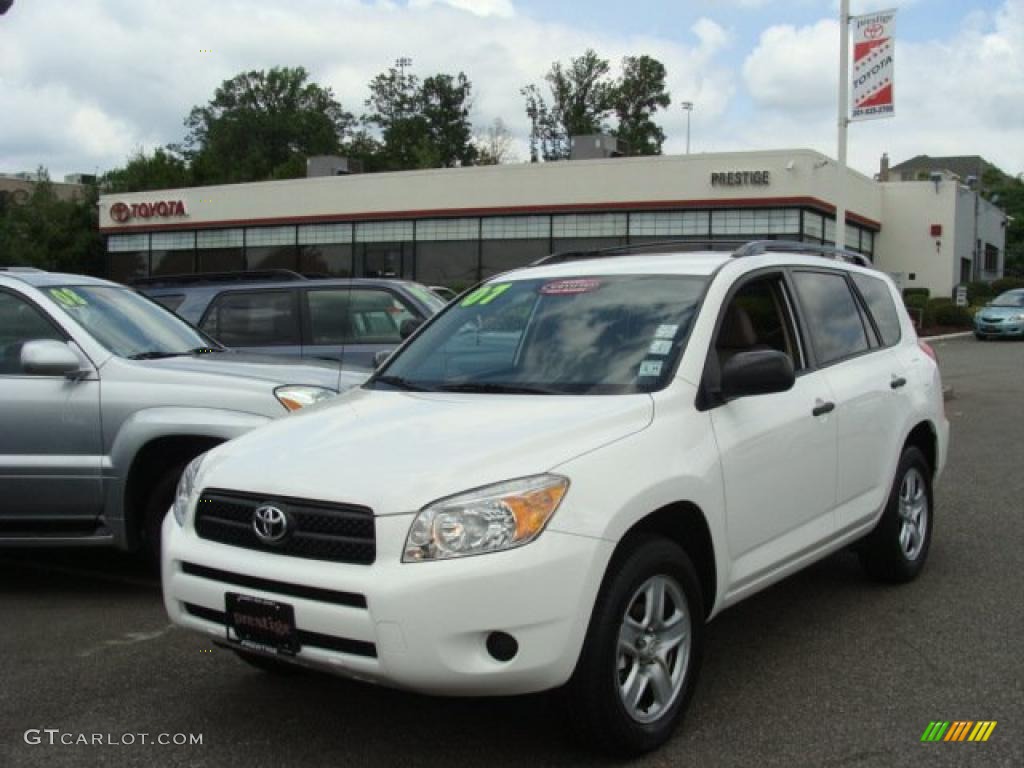 2007 RAV4 4WD - Super White / Taupe photo #1