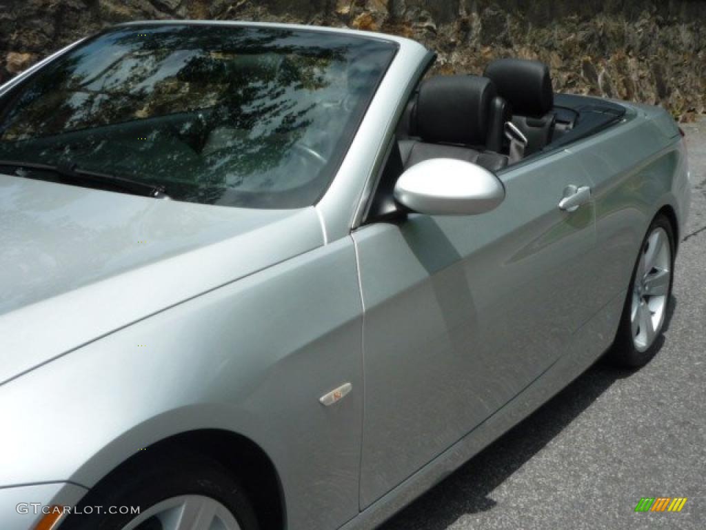 2007 3 Series 335i Convertible - Titanium Silver Metallic / Black photo #15