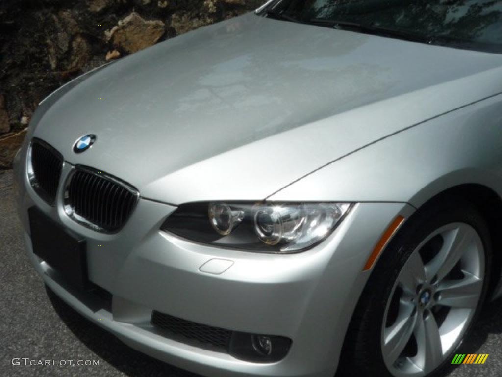 2007 3 Series 335i Convertible - Titanium Silver Metallic / Black photo #16
