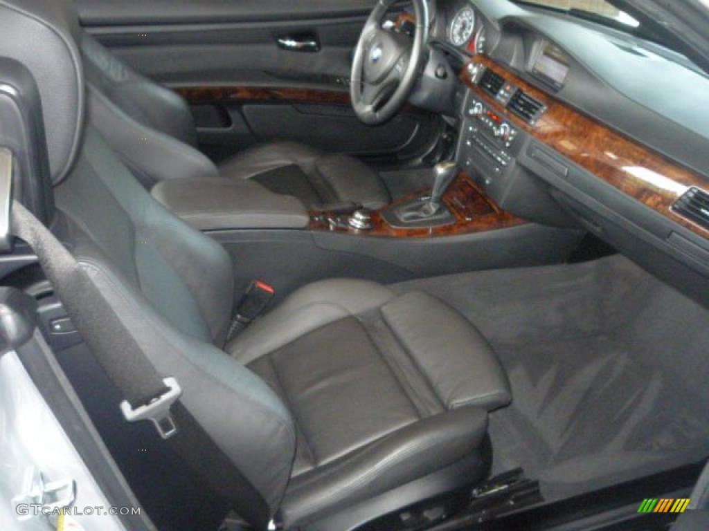 2007 3 Series 335i Convertible - Titanium Silver Metallic / Black photo #25