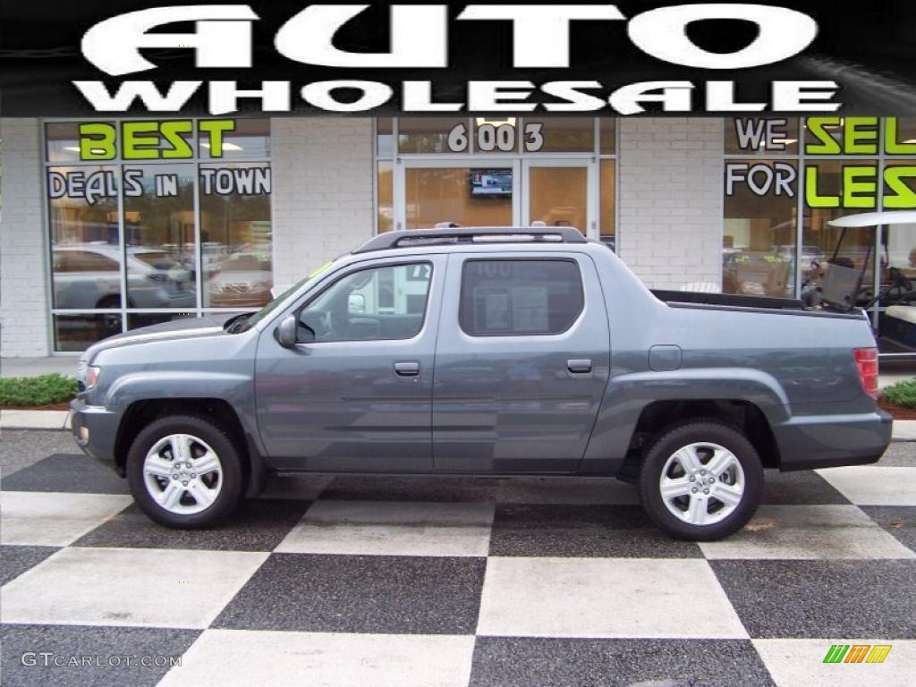 2010 Ridgeline RTL - Polished Metal Metallic / Gray photo #1