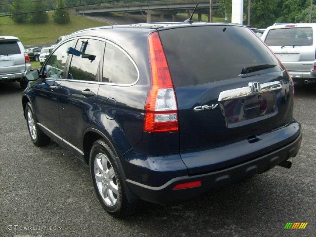 2008 CR-V EX 4WD - Royal Blue Pearl / Black photo #5