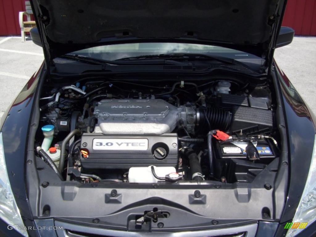 2003 Accord EX V6 Sedan - Nighthawk Black Pearl / Ivory photo #9