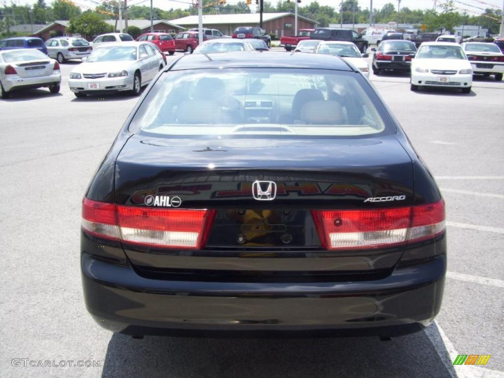 2003 Accord EX V6 Sedan - Nighthawk Black Pearl / Ivory photo #14
