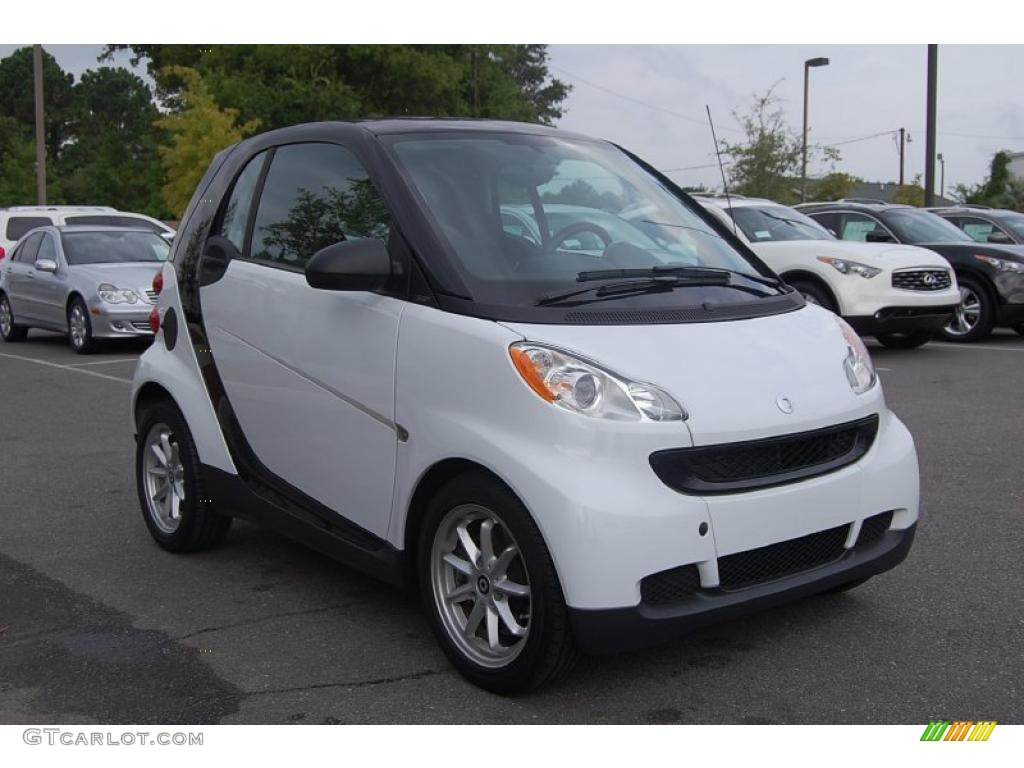 2008 Crystal White Smart Fortwo Pion Coupe 32966206 Gtcarlot Crystal White Smart Fortwo
