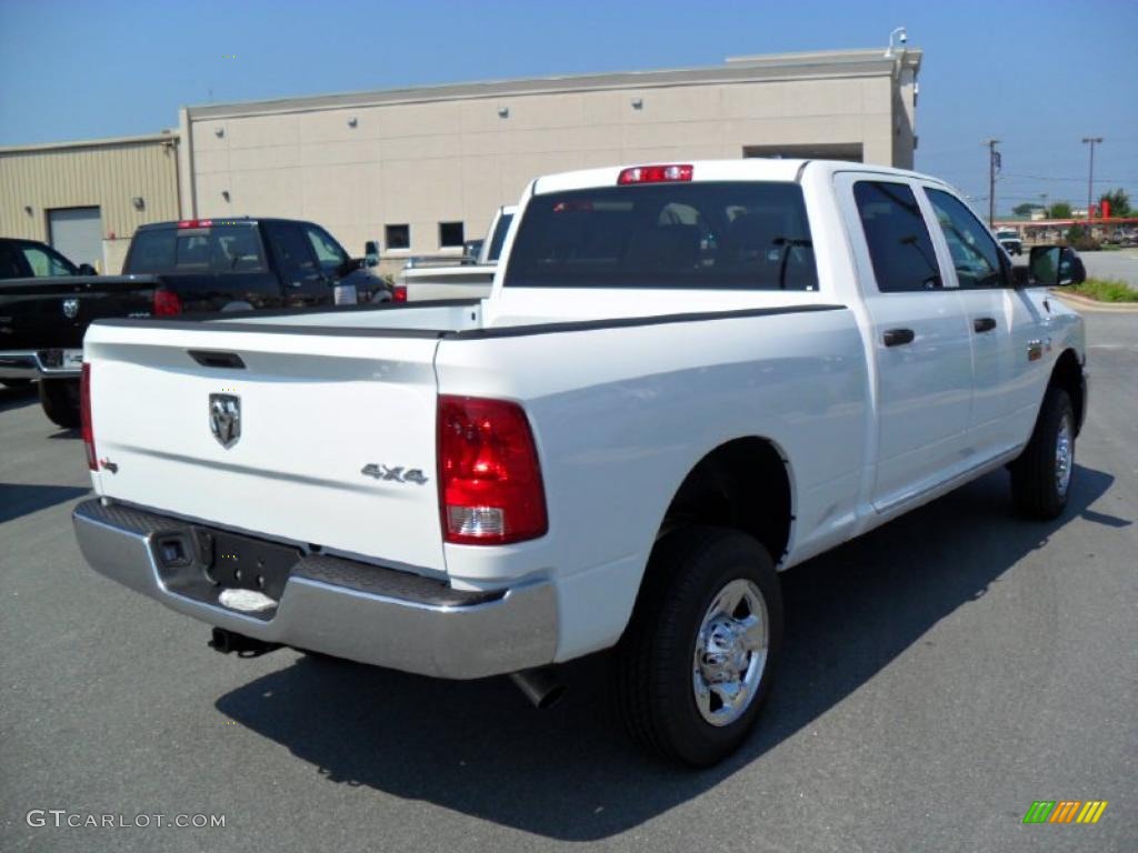 2010 Ram 2500 ST Crew Cab 4x4 - Bright White / Dark Slate/Medium Graystone photo #4