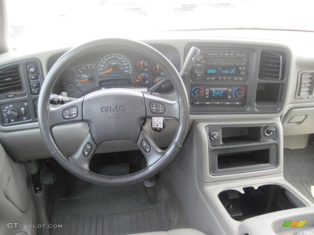 2005 Sierra 1500 SLT Crew Cab 4x4 - Deep Blue Metallic / Pewter photo #11