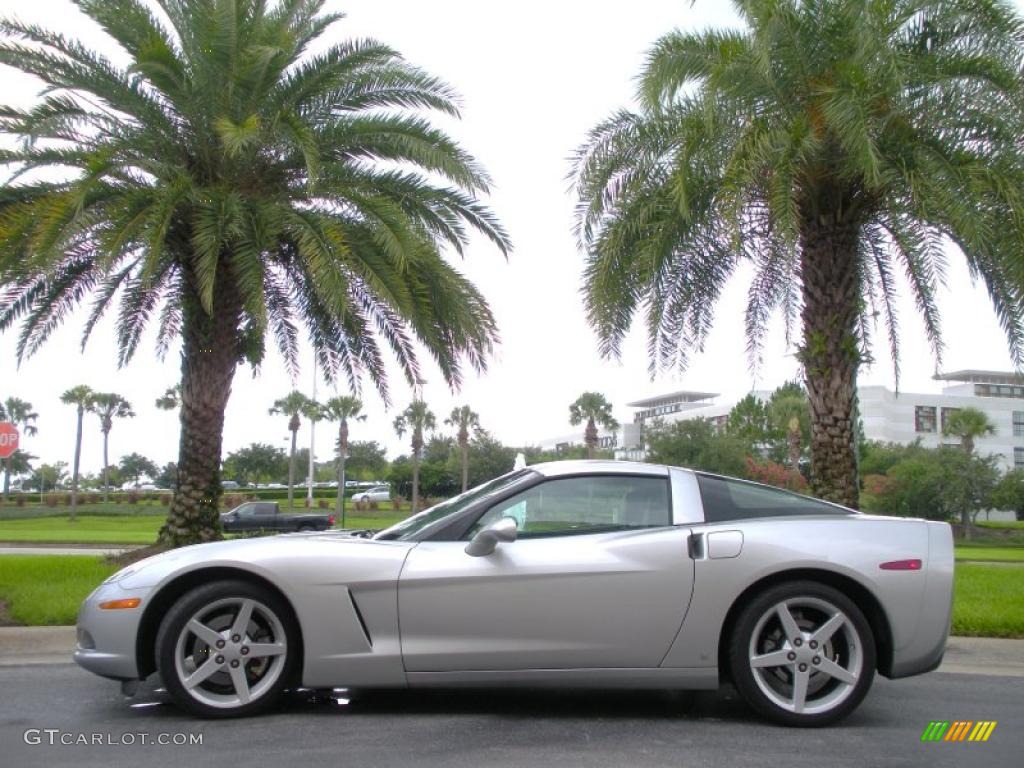 2006 Corvette Coupe - Machine Silver Metallic / Ebony Black photo #1