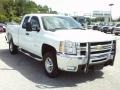 Summit White - Silverado 2500HD LT Extended Cab Photo No. 7