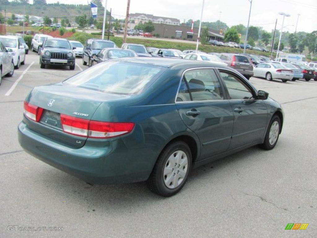 2003 Accord LX Sedan - Noble Green Pearl / Ivory photo #6