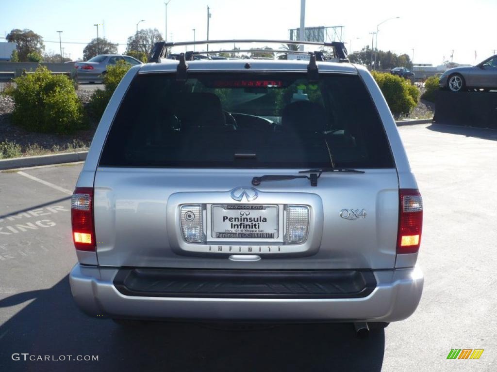 2002 QX4 4x4 - Brilliant Silver Metallic / Stone Beige photo #5