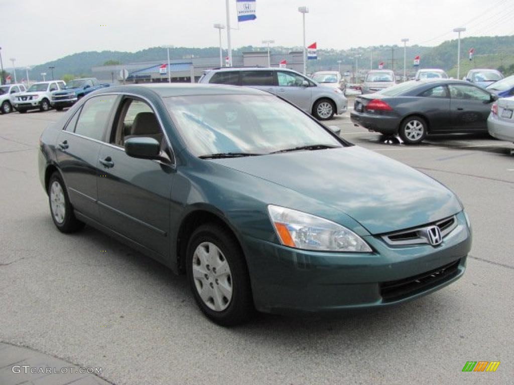 2003 Accord LX Sedan - Noble Green Pearl / Ivory photo #8