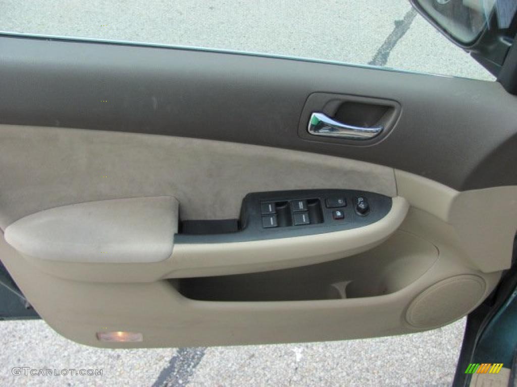2003 Accord LX Sedan - Noble Green Pearl / Ivory photo #13