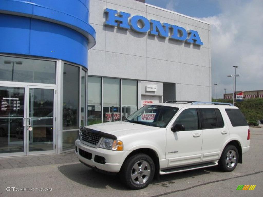 Ceramic White Tri Coat Metallic Ford Explorer