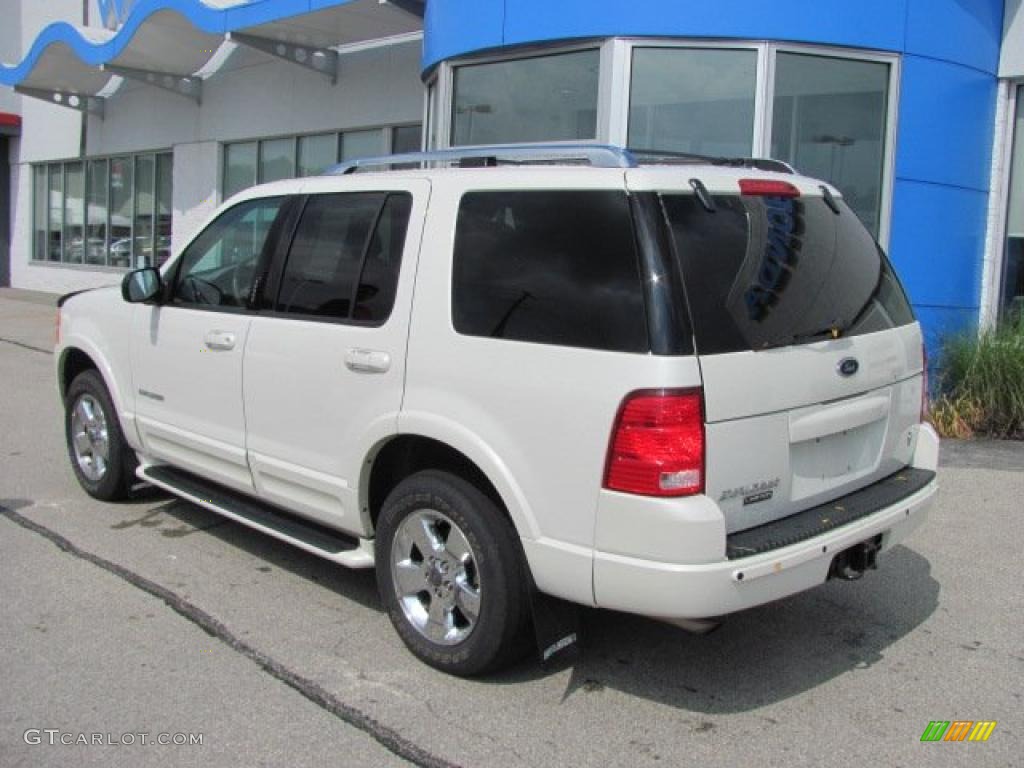 2004 Explorer Limited 4x4 - Ceramic White Tri Coat Metallic / Medium Parchment photo #4