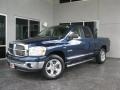 2008 Patriot Blue Pearl Dodge Ram 1500 SLT Quad Cab  photo #1