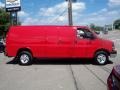 2010 Victory Red Chevrolet Express 2500 Extended Work Van  photo #4
