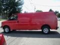 2010 Victory Red Chevrolet Express 2500 Extended Work Van  photo #8