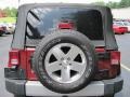 2009 Red Rock Crystal Pearl Coat Jeep Wrangler Sahara 4x4  photo #15