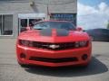 2011 Inferno Orange Metallic Chevrolet Camaro LS Coupe  photo #2