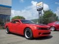 2011 Inferno Orange Metallic Chevrolet Camaro LS Coupe  photo #3