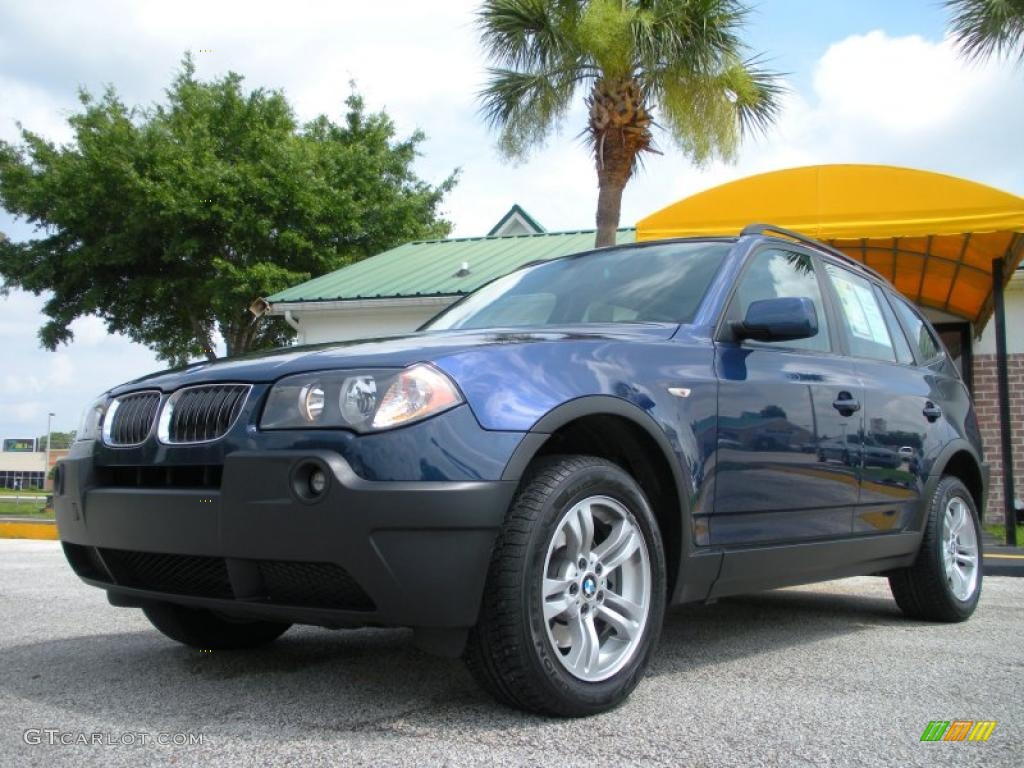 Bmw x3 mystic blue metallic #4