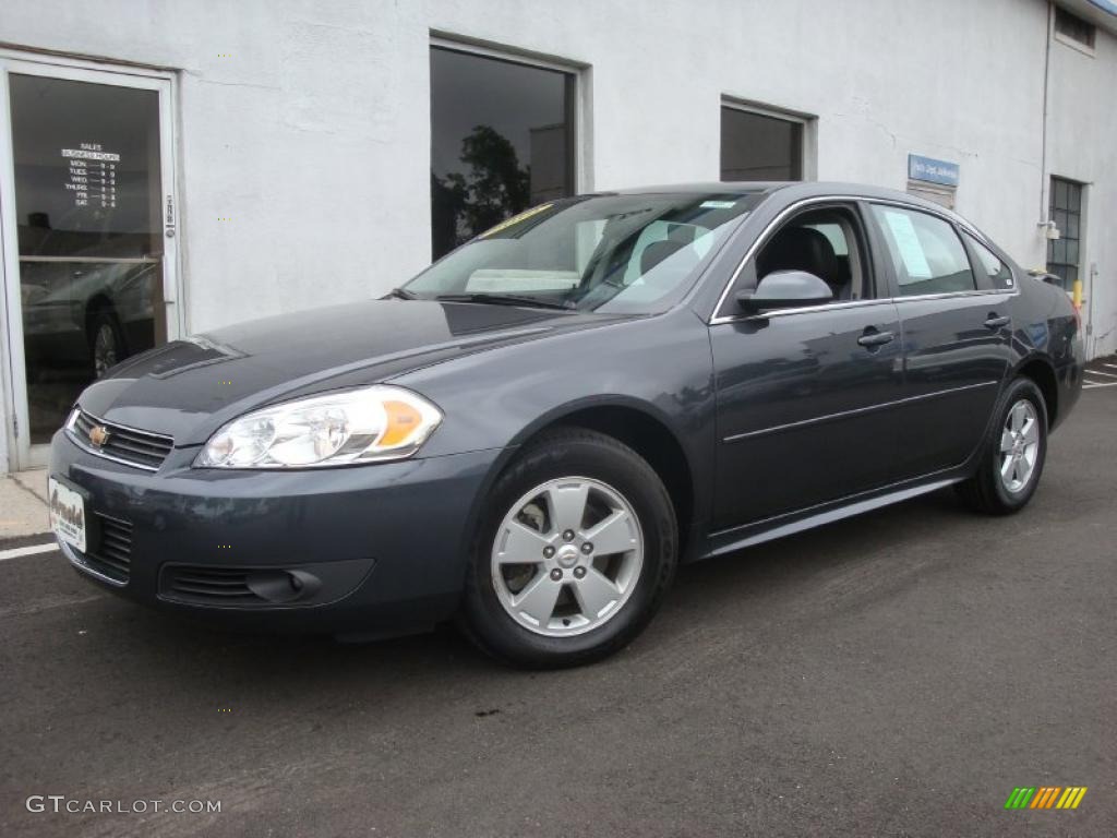 2010 Impala LT - Cyber Gray Metallic / Ebony photo #18