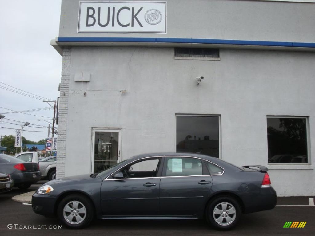 2010 Impala LT - Cyber Gray Metallic / Ebony photo #20