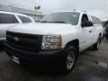 2008 Summit White Chevrolet Silverado 1500 Work Truck Regular Cab  photo #1