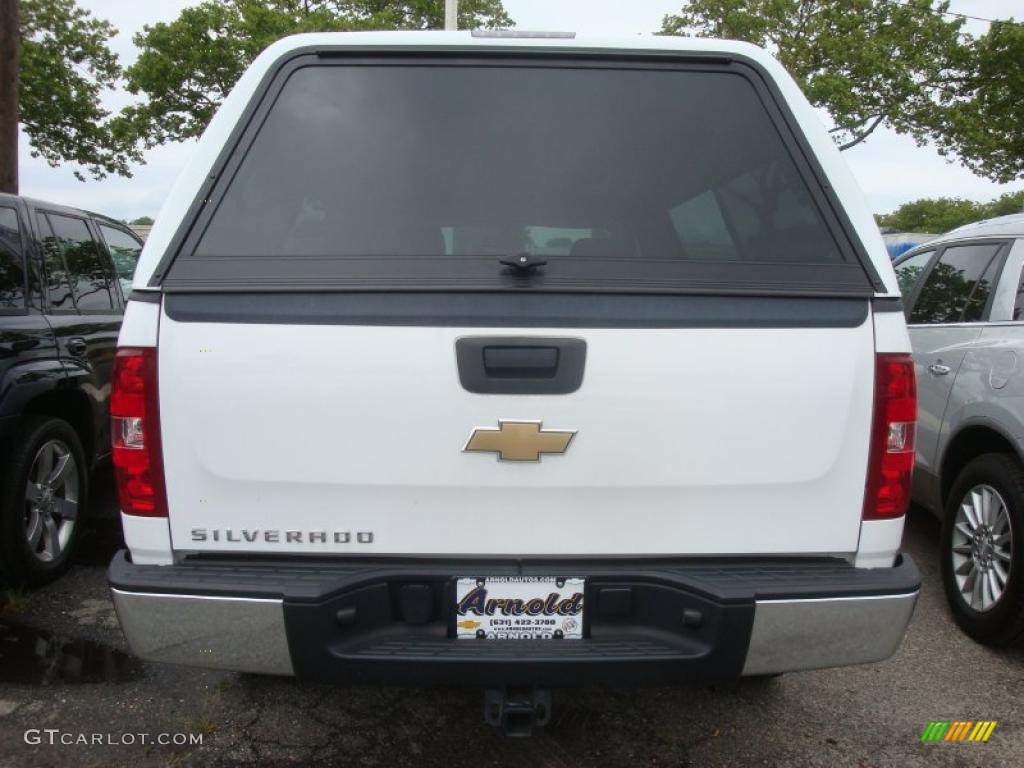 2008 Silverado 1500 Work Truck Regular Cab - Summit White / Dark Titanium photo #5