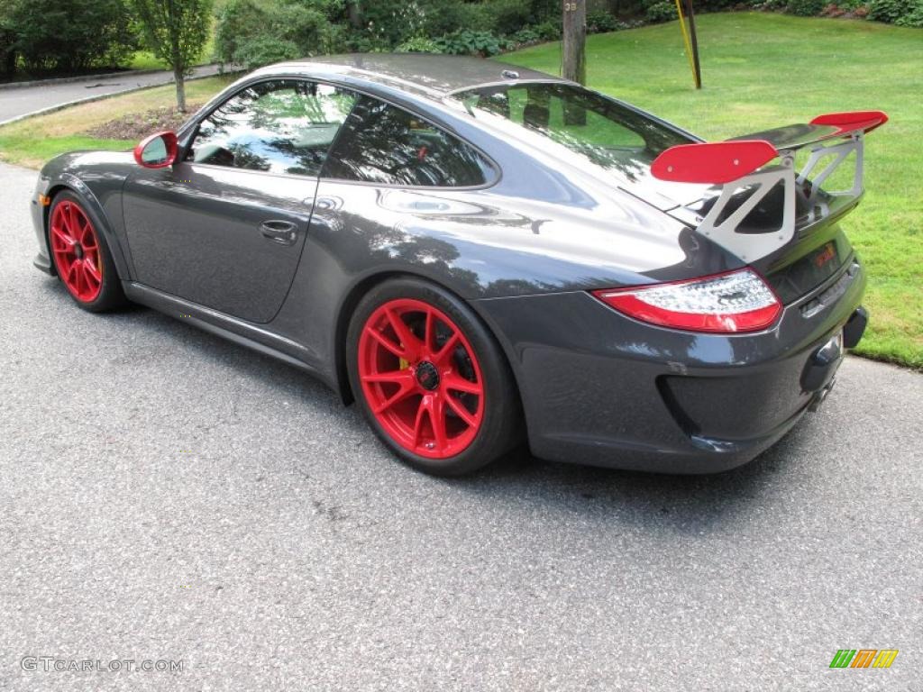 2011 911 GT3 RS - Grey Black/Guards Red / Black photo #4