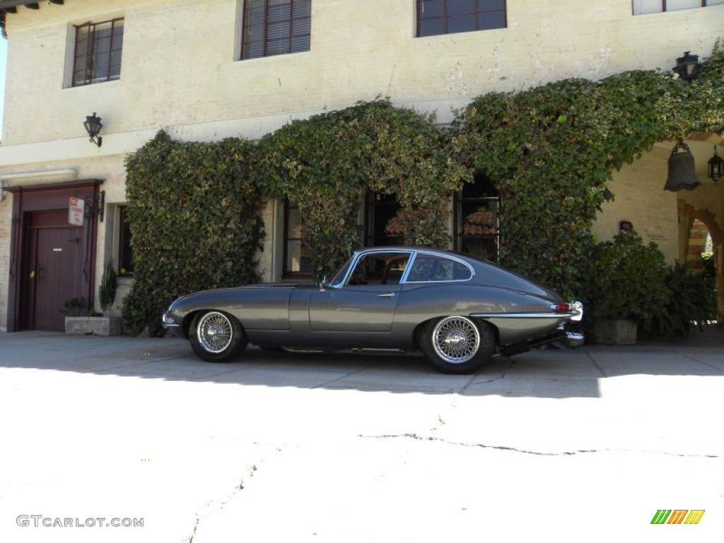 1963 E-Type XKE 3.8 Fixed Head Coupe - Opalescent Gunmetal / Red photo #19