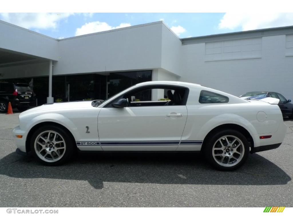 2008 Mustang Shelby GT500 Coupe - Performance White / Black photo #16