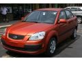 Sunset Orange - Rio LX Sedan Photo No. 1