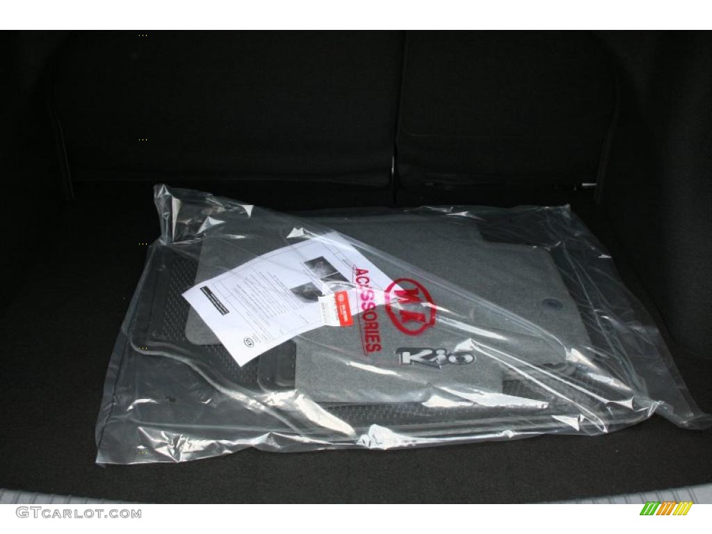 2009 Rio LX Sedan - Sunset Orange / Gray photo #10