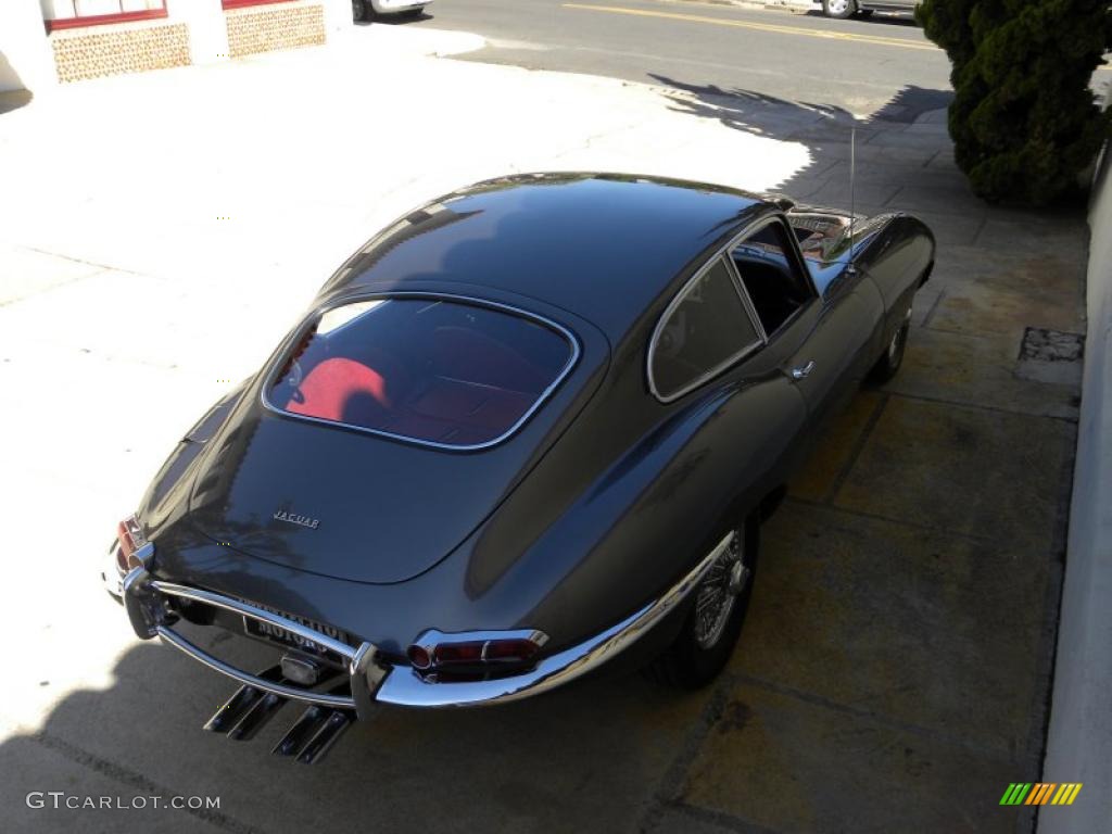 1963 E-Type XKE 3.8 Fixed Head Coupe - Opalescent Gunmetal / Red photo #82