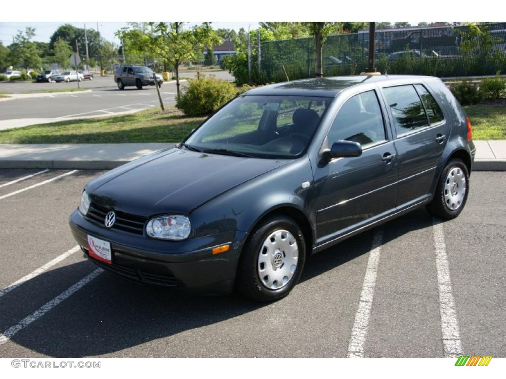 2004 Golf GL 4 Door - Blue Anthracite Metallic / Black photo #1