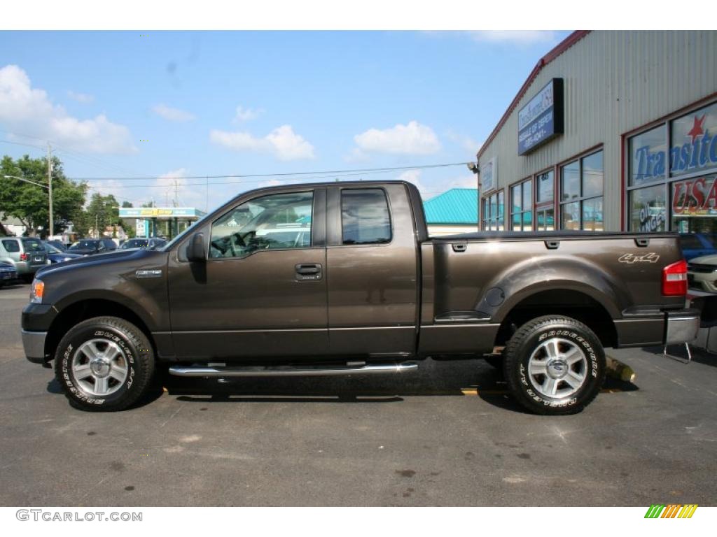 2006 F150 XLT SuperCab 4x4 - Dark Stone Metallic / Medium/Dark Flint photo #17