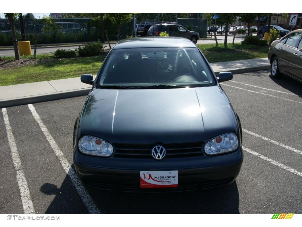 2004 Golf GL 4 Door - Blue Anthracite Metallic / Black photo #2