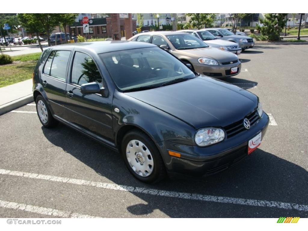 2004 Golf GL 4 Door - Blue Anthracite Metallic / Black photo #3