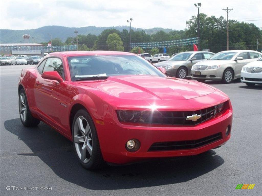 2011 Camaro LT/RS Coupe - Victory Red / Black photo #4