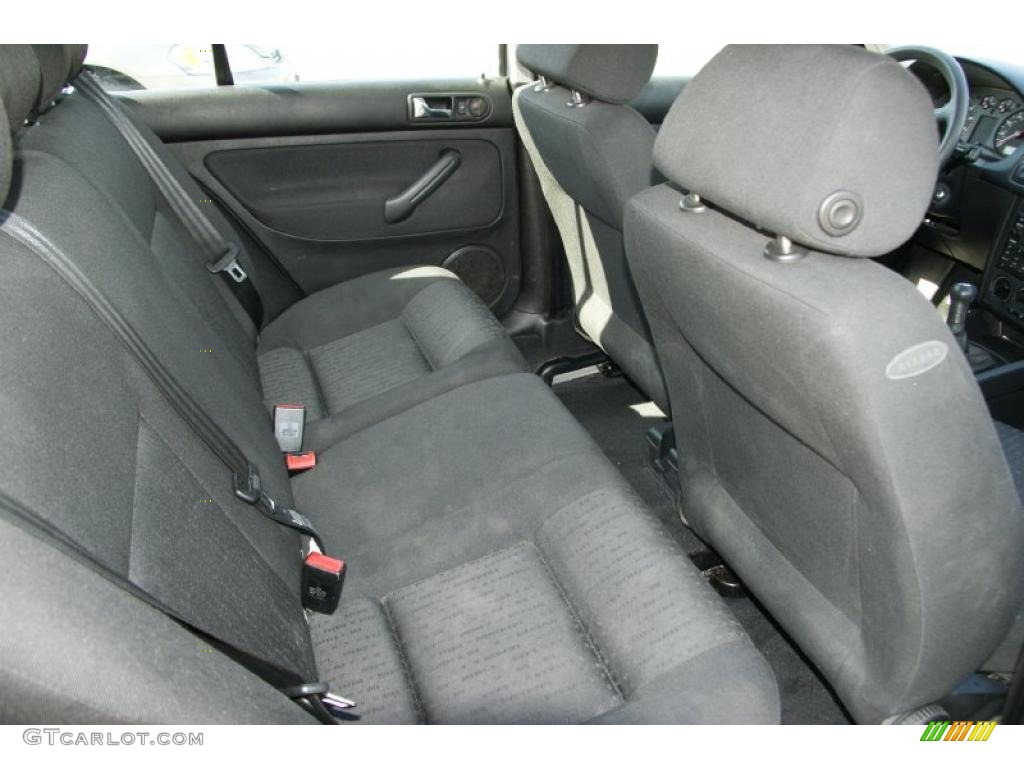 2004 Golf GL 4 Door - Blue Anthracite Metallic / Black photo #13