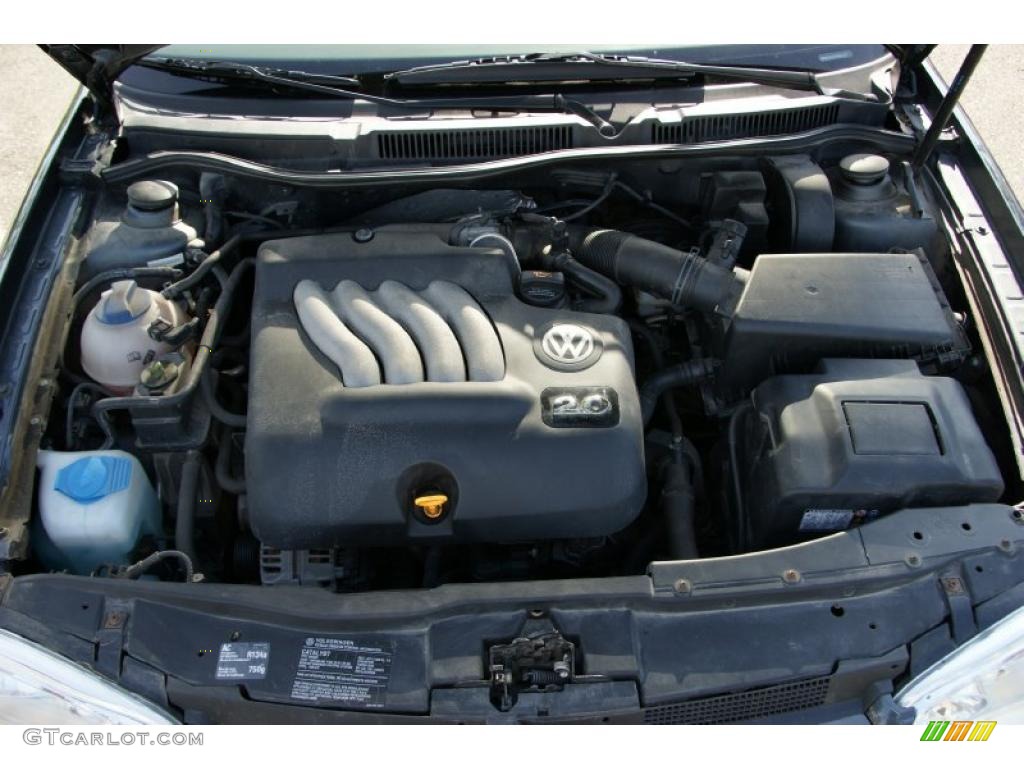 2004 Golf GL 4 Door - Blue Anthracite Metallic / Black photo #19