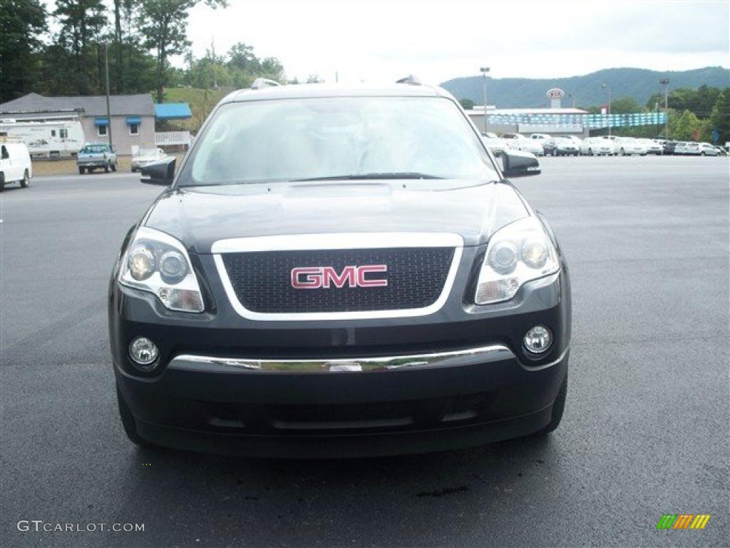 2010 Acadia SLT AWD - Carbon Black Metallic / Ebony photo #3