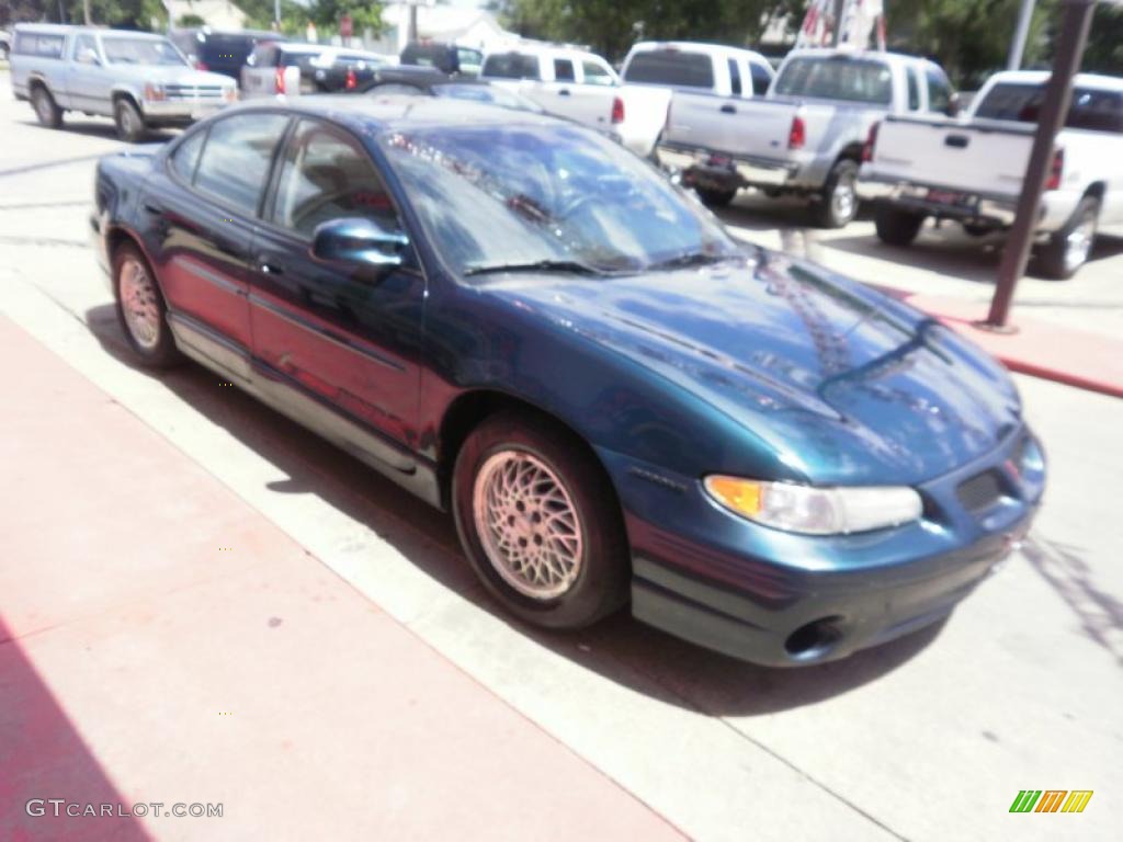 1997 Grand Prix GT Sedan - Dark Teal Metallic / Dark Pewter photo #11