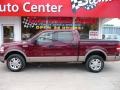 Dark Toreador Red Metallic - F150 Lariat SuperCrew 4x4 Photo No. 1