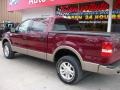 2004 Dark Toreador Red Metallic Ford F150 Lariat SuperCrew 4x4  photo #12