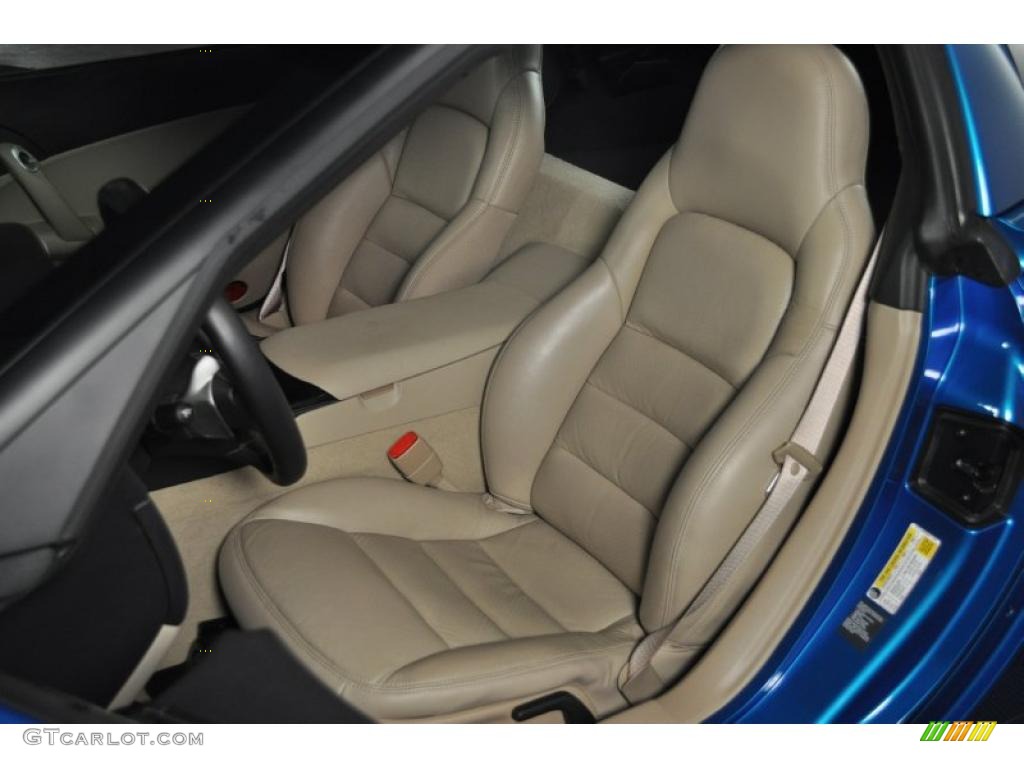 2008 Corvette Coupe - Jetstream Blue Metallic / Cashmere photo #19