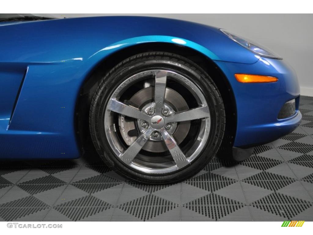 2008 Corvette Coupe - Jetstream Blue Metallic / Cashmere photo #31