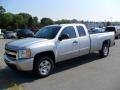 Sheer Silver Metallic - Silverado 1500 LT Extended Cab Photo No. 1